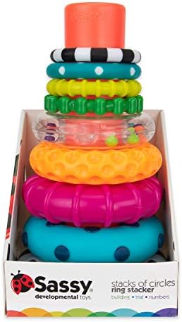 sassy Baby Stacks of Circles - 6m+, Mixed