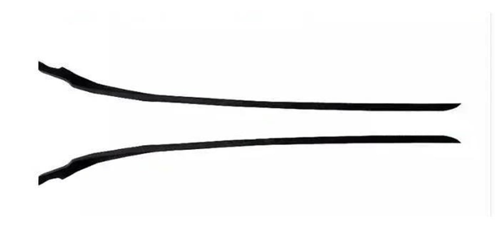 Youzka One Color 2 Pcs Front Outside Windshield Side Rubber For Ford For Fiesta 2009-2014 Be8z5403136a Protective Weatherstrip Outer
