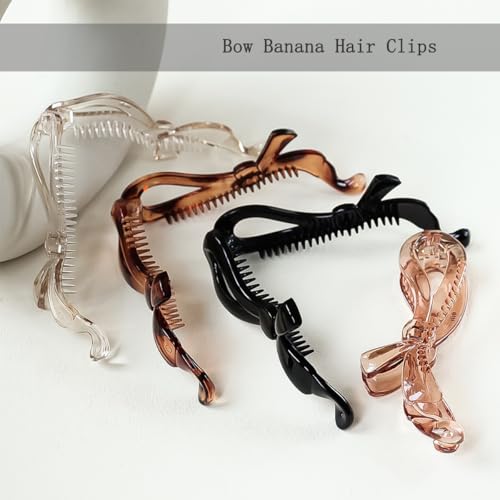 Pinzas banana para cabello grueso, paquete de 4 miniatura 3