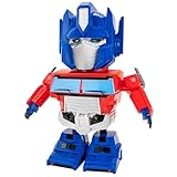 World Tech Toys Transformers Optimus Prime LED Dancing Robot with Sound & Music – Gesture Control, Light‑Up Transformer Toy for Kids 6+