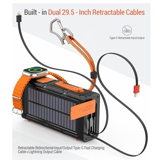 OOPOWEROO Solar Power Bank with Wireless Charging