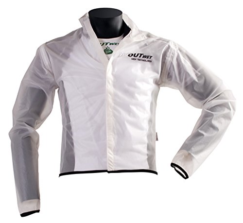 Outwet Mant-SR-Impermeabile Vento e Acqua, Unisex, Bianco, Taglia L