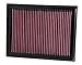 K&N High-Flow Original Lifetime Engine Air Filter: Increase Power & Accerlation, Washable, Premium, Compatible with 2015-2024 Nissan: Navara, NP300, 33-3059