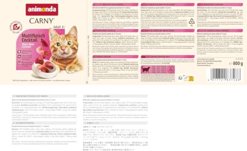 animonda Carny Adult Katzenfutter nass Herzhafte Variation (6 x 800 g)