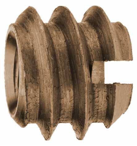 Reidl Einschraubmuttern M 3 x 10 mm DIN 7965 Messing blank 100 Stück