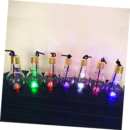 Bouteille en verre ampoule 500ml Abaodam avec paille réutilisable - 7