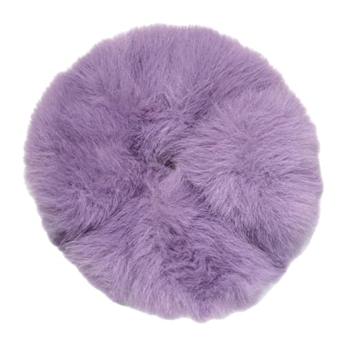 Furry Hair Scrunchies for Women Elastic Hair Rings Aesthetic HairTie Scrunchy Ponytail Holder Stylish Square Scarf Hair Tie
