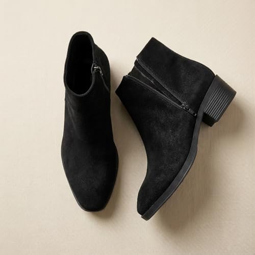 Image of Big Fox Men's Premium Suede Cuban Boots | Stylish Ankle-Length Casual Boots | Lightweight & Comfortable