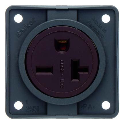 Toma USA CANADA NEMA 6-20 R INTEGRO antracita mate module