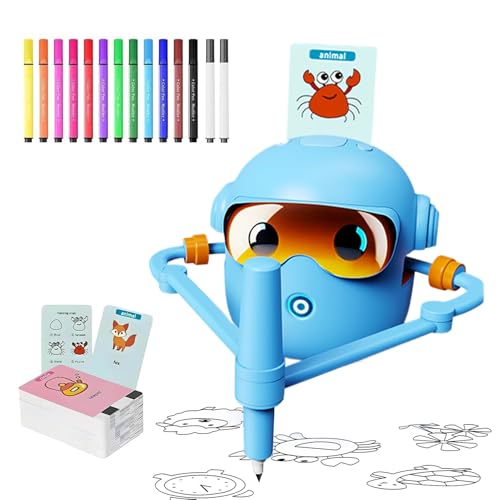 Machine art robot peinture enfant pour apprendre à dessiner pas à pas sans écran
