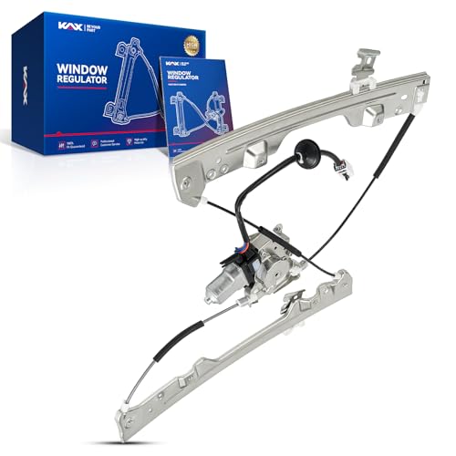 Image of KAX Front Left Power Window Regulator w /Motor Fit for Murano 2003-2007 | Front Left Driver Side 748-554 Power Window Lifter Replaces 80721CA01A,80721CA00A,80721CA000