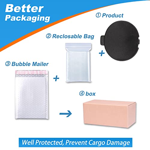 Rear Bumper Tow Hook Cover Towing Eye Cap Fit For Mazda Cx-5 2013 2014 2015 2016 Kd53-50-Ek1A-9U Kd53-50-Ek1A Xinpinsai #TOP6