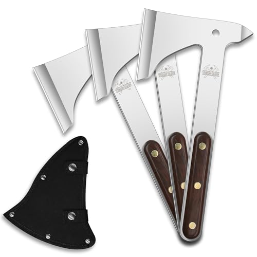 THRWCLUB Throwing Axes 3 Pack Set, 10.2