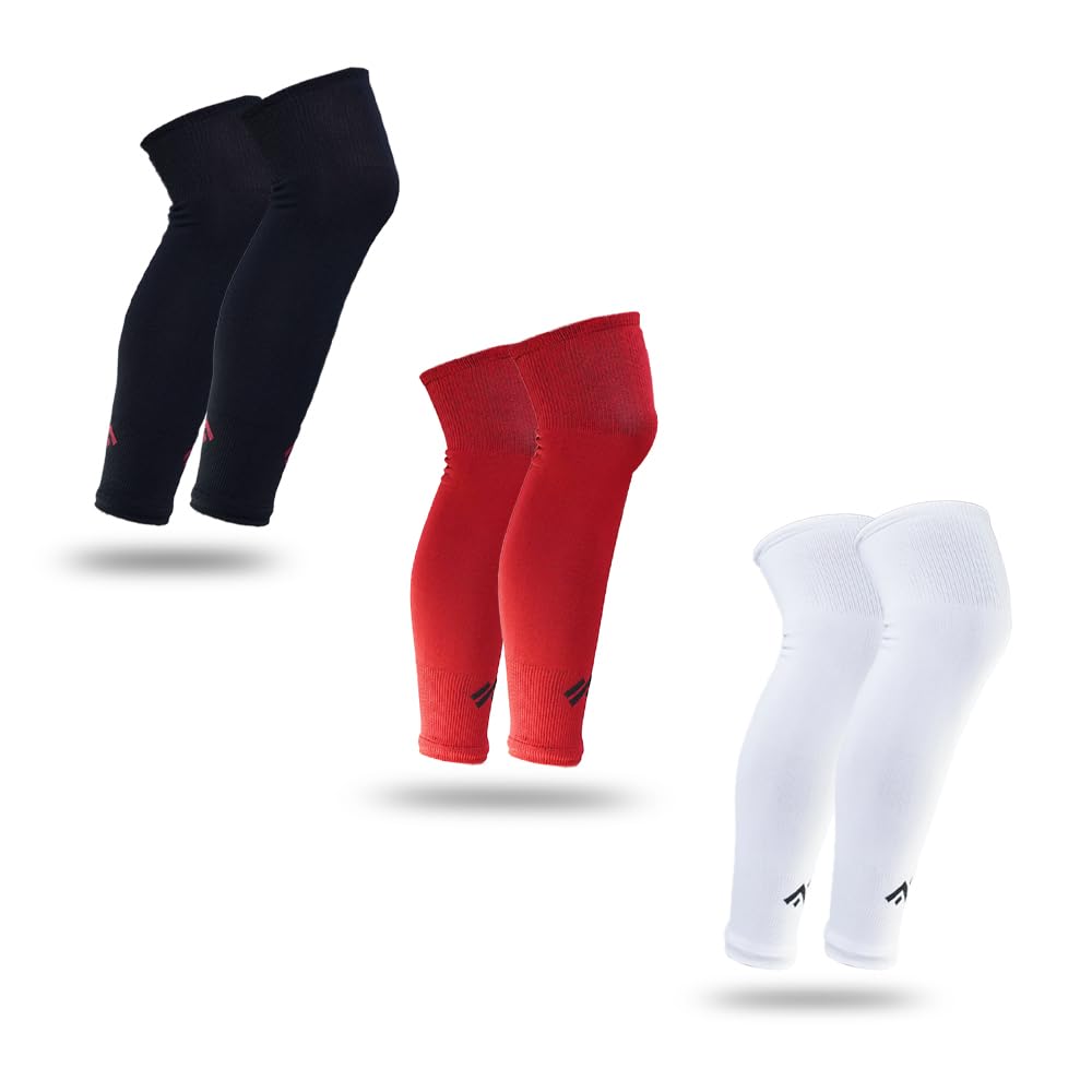 UV Protection Leg sleeve For Men , Usead to Football, gym&home workout , Cycling - Free size Full Length Leg, Leg Compression warmers,