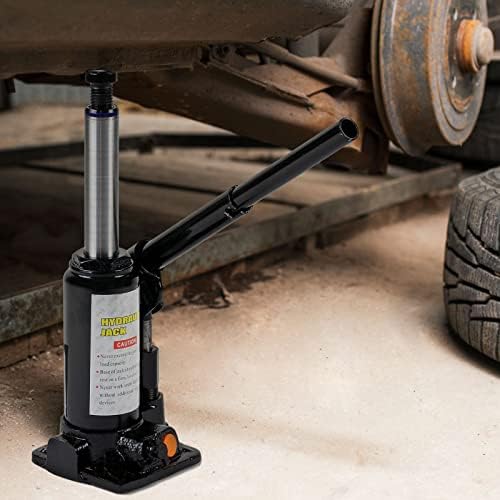 Bild 1 - Wiltec Hydraulischer 12t Flaschen-Wagenheber, Stempelwagenheber mit Slow down Funktion, Autoheber 215-400 mm