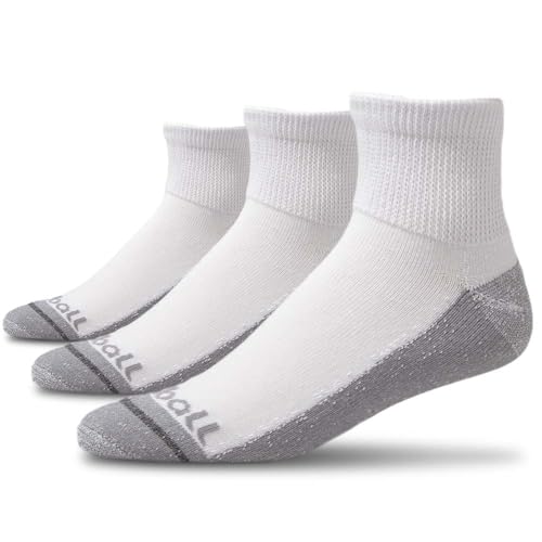 BeLoose Men's Loose Fit Ankle Socks – XXL Size 15–18 – 3-Pack Stay-Up, Non-Binding Big & Tall Cotton Socks