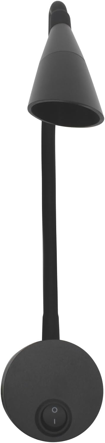 Pack of 2 LED 3W Spotlight Flexible Pipe Picture Light Fixture Kit Lamp Surface Mounted Indoor Lighting Warm White