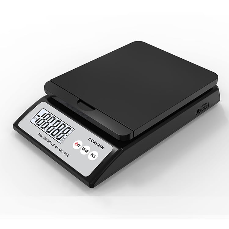 Báscula postal digital de 30 kg66 lb - Báscula de envío con cubierta superior extraíble para artículos de forma extraña (sobres, esferas, etc.)  6