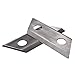GIlH 2pcs Shredder Chipper Blade for Eco ES1600 McCulloch MCS2001
