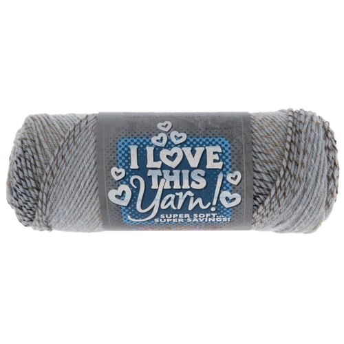 Image of Hobby Lobby Print I Love This Yarn - 4 Medium 100% Acrylic, 252 Yards, Yarn for Crocheting Knitting Blankets, Hats & Accessories, Set of 2, 4005 Cappadocia