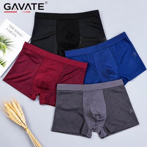 Image of Parent Men Breathable Pouch Men Underwear Packs Mesh Boxer Briefs | Dots | Multicolor