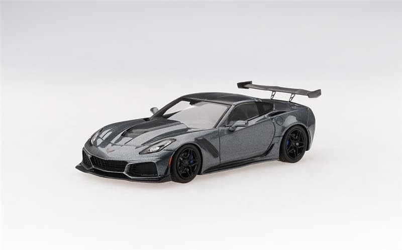 Miniatura 3 de TrueScale Miniaturas para Chevrolet para Corvette C7 ZR-1 Dark Shadow Grey 1/43 ABS Truck Modelo preconstruido