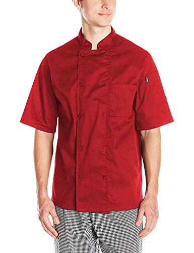 Image of Chef Code Men's Short Sleeve Unisex Cool Breeze Chef Coats