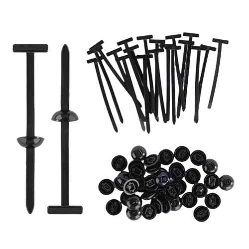 100 Stück Universal Kabelbinder Schwarz WiederverschließBar -...