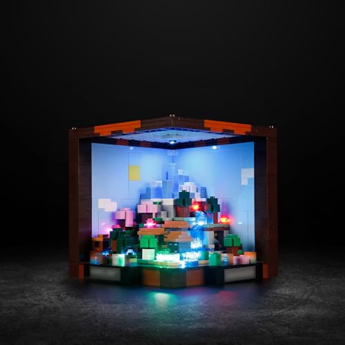 Vaodest Led Light for Lego 21265 The Crafting Table Building Blocks Model,Design and Configuration Compatible with Model 21265(Led Light Only, Not Building Block Kit)