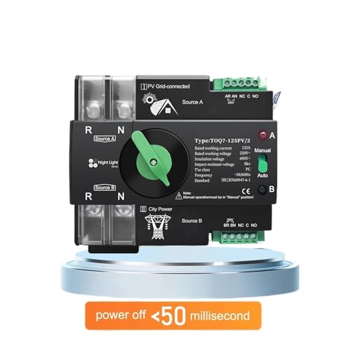 Interruptor de transferencia automática 220V que soluciona los cortes de luz 3