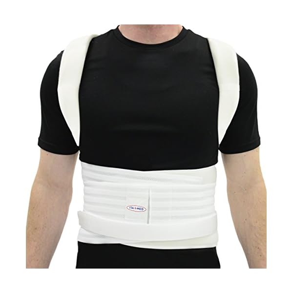 Ita-med Complete Posture Corrector Back Support Brace for Men