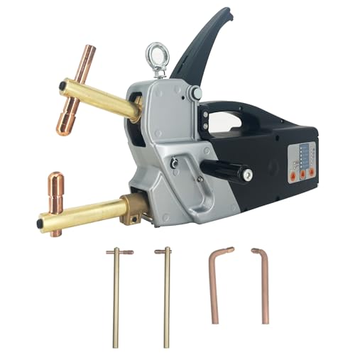 Professional Portable Electric 110 Volt Spot Welder Machine with Replaceable Welding Electrode Arms and 3pcs Hexagon Key (220, Volts)