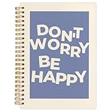 Photo Gallery snnder quaderno ispiratore, diario per la salute mentale per donne, diario motivazionale con affermazioni positive, non preoccuparti essere felice, con copertina rigida blu, 14 x 21 cm Photo Gallery snnder quaderno ispiratore, diario per la salute mentale per donne, diario motivazionale con affermazioni positive, non preoccuparti essere felice, con copertina rigida blu, 14 x 21 cm