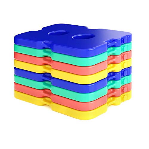Image of Healthy Packers Ice Packs for Lunch Boxes & Coolers - 8pk Original Cool Pack | Slim & Long-Lasting Reusable Ice Pack for Lunch Bags | Freezer Packs for Coolers (Set of 8)