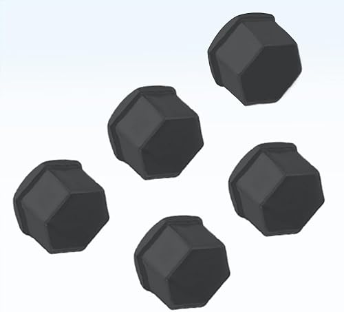 Miniatura 6 de ASUBHA 20 cubiertas de tuercas hexagonales de 0.83 pulgadas con herramienta de extracción, tapas de tuercas de rueda de automóvil, tapas de pernos
