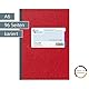 König & Ebhardt 8616271 Kladde, A6, kariert, rot