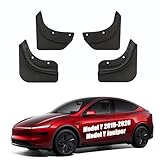 Upgrade 2025 Mud Guard for Tesla Model Y Juniper Accessories, All-Weather Splash Protection, Durable Mud Flaps Body Kits for Tesla Model Y 2019 2020 2021 2022 2023 2024 2025