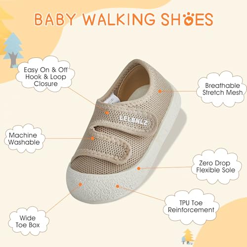 Baby Shoes Boys Girls First Walking Lightweight Non-Slip Toddler Sneakers Infant Tennis Shoes 6 9 12 18 20 24 Months2