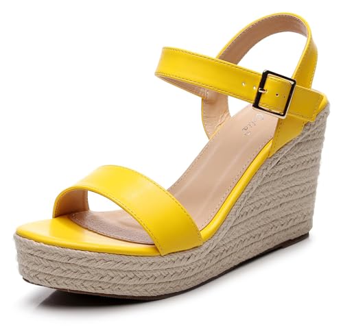 VenusCelia Women's Hyper Light Wedge Sandal