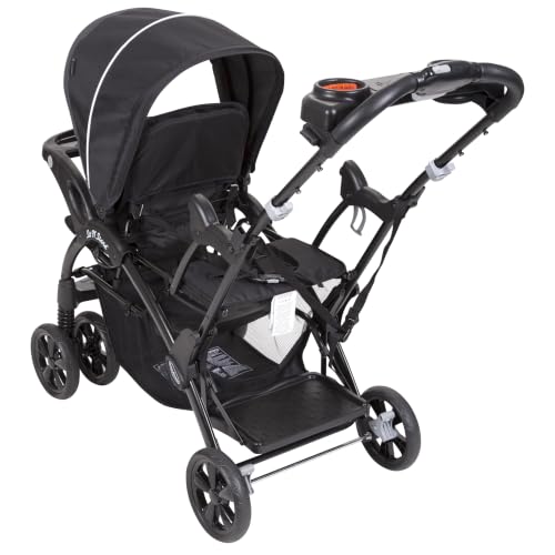 Image of Baby Trend Sit N' Stand Double Stroller, Onyx