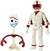 Toy Story- Pixar Forky e Duke Caboom, Due Personaggi Snodati 18 cm, Dimensioni e Proporzioni Come nel Film, per Bambini da 3+ Anni, GGX29