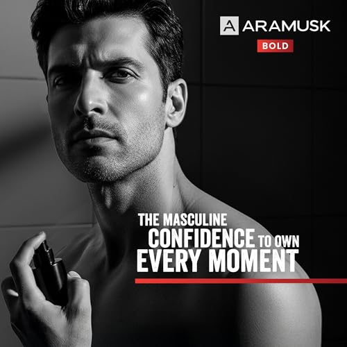 Image of Aramusk Bold NO GAS Perfume Body Spray for Men | Long Lasting Masculine Fragrance - 150mL