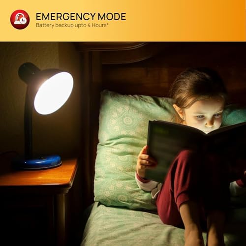 Image of wipro Garnet 14W LED Emergency Bulb | Cool Day White (6500K) | B22 LED Bulb Base | Inverter Bulb for home, with 4 Hours battery back up| Li-ion Battery | Over charging Protection | Pack of 1