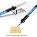 9-in-1 Soldering Kits, [Upgraded] 60W Adjustable Temperature Welding Tool with ON-Off Switch, 5pcs Soldering Iron Tips, Solder Wire, Y Type Soldering Iron Stand (Light Blue)