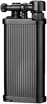 IM Corona 64 Old Boy Gunmetal Pinstripe Pipe Lighter
