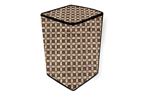 Image of Stylista Washing Machine Cover Compatible for Samsung 7.0 Kg Fully-Automatic Top Loading WA70N4420BS /TL Checkered Brown