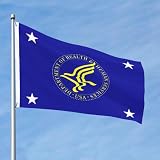 Double Sided Flag of the United States Secretary of Health and Human Services Flag 2x3 Ft Durable Vivid Color Indoor Outdoor Funny Yard Patio Decor Flags 2by3 Banner