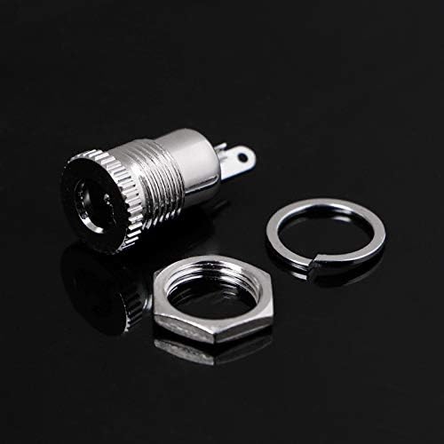 VizGiz 5 Paquete Conector Hembra 5.5mm x 2.1mm Panel miniatura 7