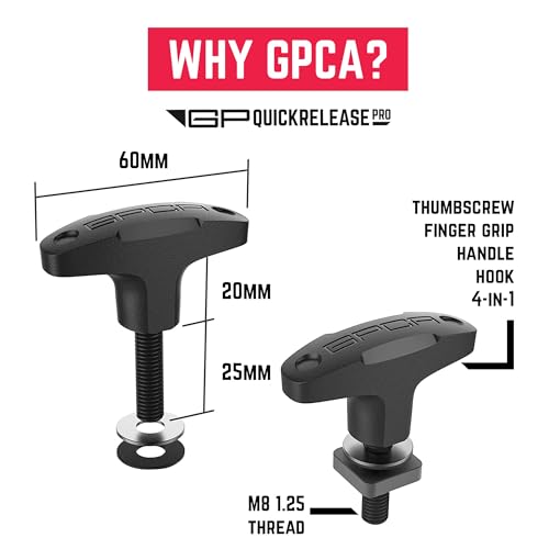 Image of GPCA Quick Release Tie Down Anchor & D-Plate Set, Wrangler 4xe /JL /JK | For Fast Jeep Top Removal Lift, Truck Tie Downs, Jeep Wrangler Accessories, Hard Top Models (6PC)