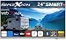 Produktbild REFLEXION Smart LED Fernseher, LG webOSHub, Rahmenloser Wohnwagen/Wohnmobil/Camping/Caravan/Boot/LKW TV, Slimline, 12/24/230 Volt, Full HD, Triple Tuner, Bluetooth, WLAN, Schwarz/Silber (LDDX24IBT)